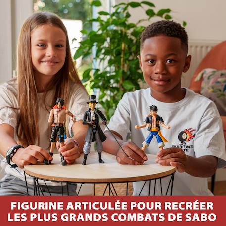 Figurine articulée enfant one piece sabo Noir - sabo 5 - vertbaudet enfant 