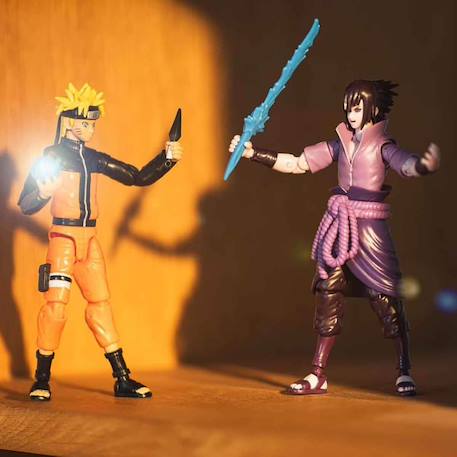 Figurine articulée naruto shippuden sasuke Violet - sasuke rinnegan 2 - vertbaudet enfant 