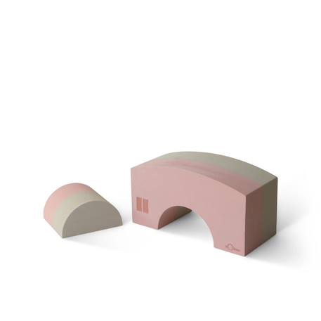 Jeu de motricité en mousse enfant Town House Gate Rose 1 - vertbaudet enfant 