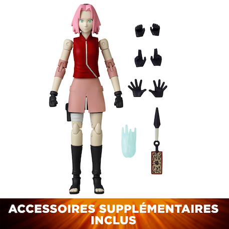 Figurine articulée naruto shippuden sakura Rose - sakura 5 - vertbaudet enfant 