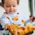 Bavoir boo évolutif 6 mois - 4 ans blueberry pancake Marron 2 - vertbaudet enfant 