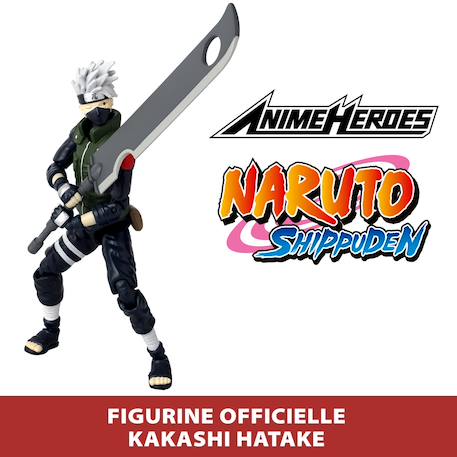 Figurine articulée naruto shippuden kakashi Vert - kakashi (fourth great ninja war) 2 - vertbaudet enfant 