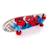 Skateboard enfant en érable spider-man Noir, blanc et rouge 5 - vertbaudet enfant 