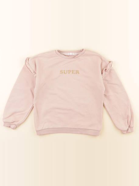 Sweat - 8 ans Rose 1 - vertbaudet enfant 