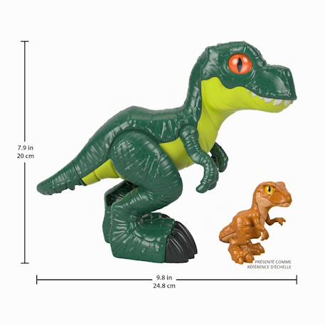 Grande figurine enfant jurassic world t-rex Vert 5 - vertbaudet enfant 