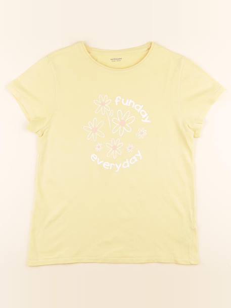Tee-shirt - 12 ans Jaune 1 - vertbaudet enfant 
