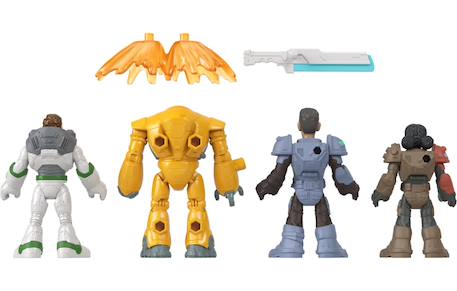 Coffret 4 figurines buzz l'éclair imaginext Bleu 4 - vertbaudet enfant 