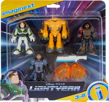 Coffret 4 figurines buzz l'éclair imaginext Bleu 6 - vertbaudet enfant 