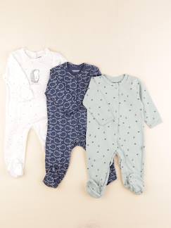 Seconde main-Garçon-Pyjama, surpyjama, dors-bien-Lot de 3 pyjamas coton - 6 mois