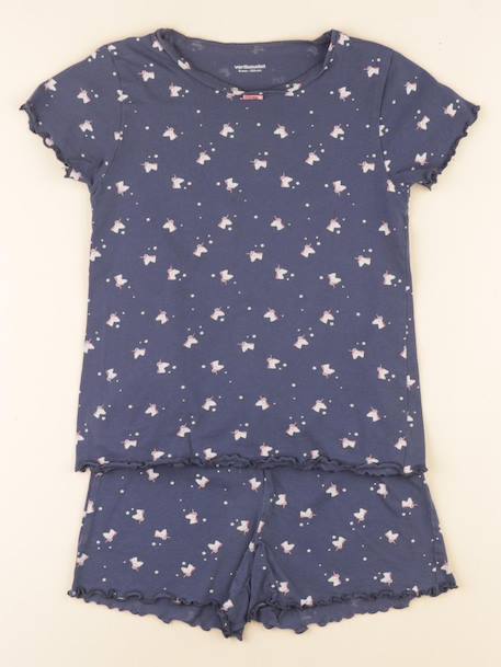 Pyjama coton - 8 ans Bleu 1 - vertbaudet enfant 
