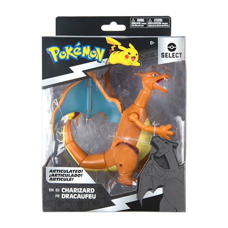 Figurine enfant pokémon dracaufeu avec socle Orange - aléatoire 3 - vertbaudet enfant 