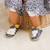 Chaussons bébé cuir souple nina le chat Bleu marine 2 - vertbaudet enfant 