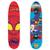 Skateboard enfant en érable spidey Rouge, bleu et jaune 1 - vertbaudet enfant 
