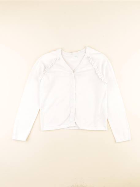 Gilet - 10 ans Blanc 1 - vertbaudet enfant 