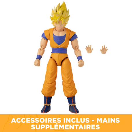 Figurine articulée dragon ball saiyan goku Goku super saiyan 3 - vertbaudet enfant 