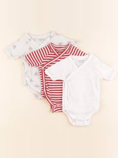 Lot de 3 bodies en coton - 1 mois  - vertbaudet enfant