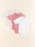 Lot de 3 bodies en coton - 1 mois Blanc, rouge 1 - vertbaudet enfant 