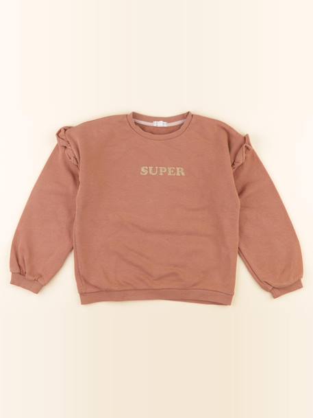 Sweat - 8 ans Rose 1 - vertbaudet enfant 