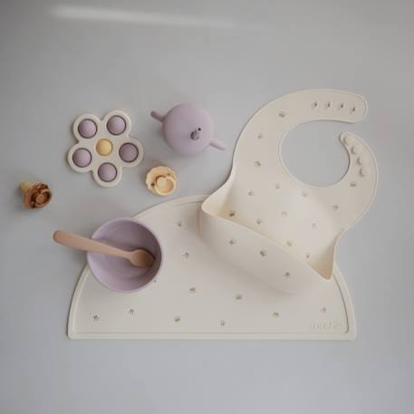 Set de table bébé en silicone antidérapant Beige 6 - vertbaudet enfant 