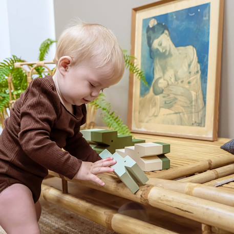 Jeu de bain en mousse enfant Crocodiles Vert 3 - vertbaudet enfant 