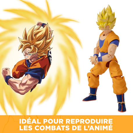 Figurine articulée dragon ball saiyan goku Goku super saiyan 6 - vertbaudet enfant 