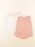 Lot de 2 pyjamas coton - 3 mois Beige, rose 1 - vertbaudet enfant 