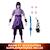 Figurine articulée naruto shippuden sasuke Violet - sasuke rinnegan 5 - vertbaudet enfant 