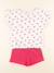 Pyjama coton - 4 ans Blanc, rose 1 - vertbaudet enfant 