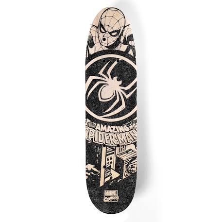 Skateboard enfant en érable spider-man Noir, blanc et rouge 3 - vertbaudet enfant 