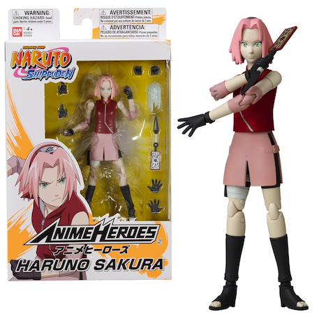 Figurine articulée naruto shippuden sakura Rose - sakura 1 - vertbaudet enfant 