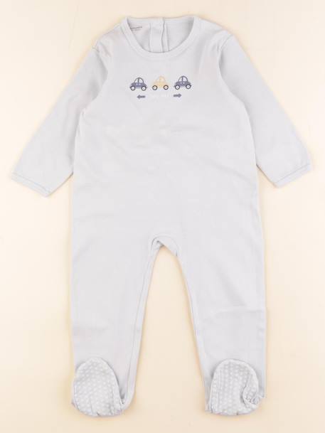 Pyjama coton - 24 mois Bleu 1 - vertbaudet enfant 