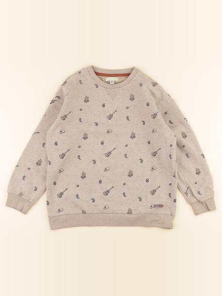 Sweat - 8 ans Beige 1 - vertbaudet enfant 