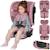 Siège auto pliable nelly i-size 76-150 cm avec isofix et top tether Pink mauve 1 - vertbaudet enfant 