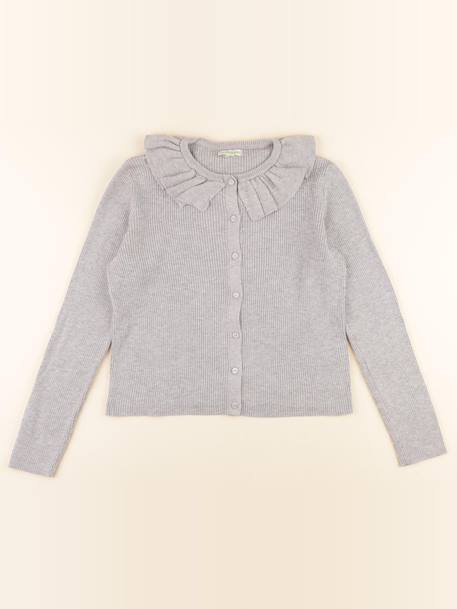 Gilet - 10 ans Gris 1 - vertbaudet enfant 
