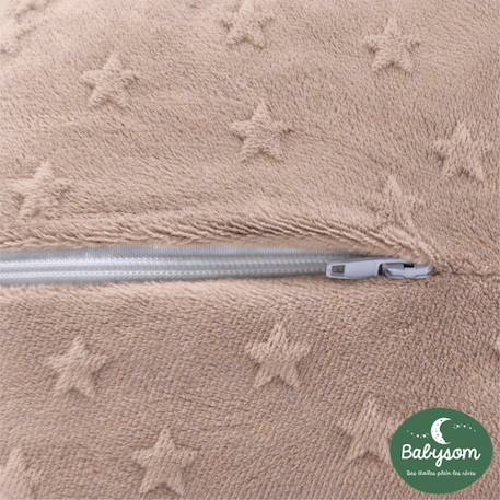 Pack coussin de maternité xxl - idéal grossesse, allaitement et pouf pour enfant Taupe 5 - vertbaudet enfant 