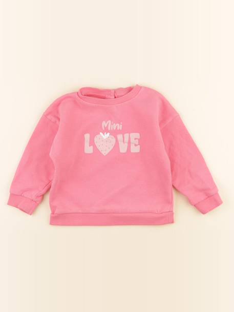 Sweat - 24 mois Rose 1 - vertbaudet enfant 