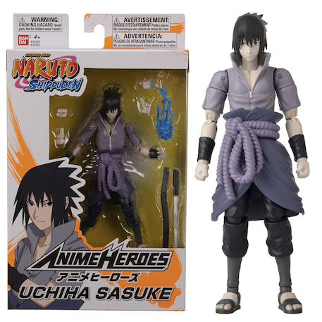 Figurine articulée naruto shippuden sasuke Gris - sasuke 1 - vertbaudet enfant 