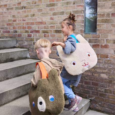 Sac enfant en polaire recyclée Bleu 2 - vertbaudet enfant 