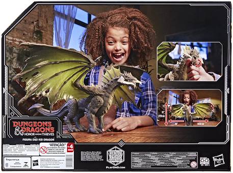 Grande figurine dragon rakor donjons dragons Noir 4 - vertbaudet enfant 