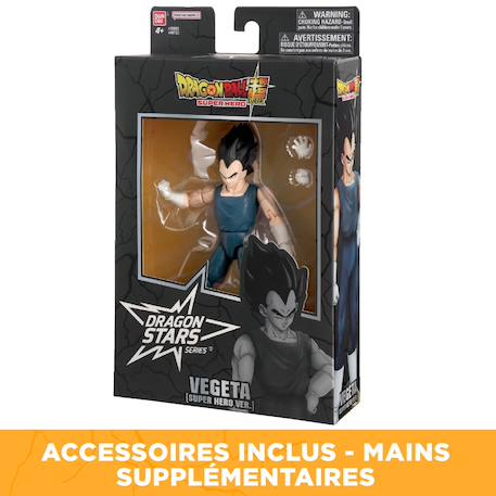 Figurine articulée dragon ball super vegeta Bleu - vegeta (dragon ball super super hero) 5 - vertbaudet enfant 