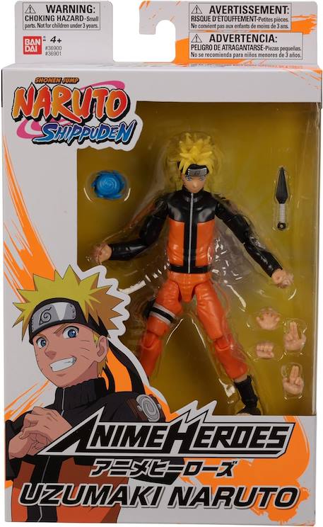 Figurine articulée naruto shippuden naruto Orange - naruto 6 - vertbaudet enfant 