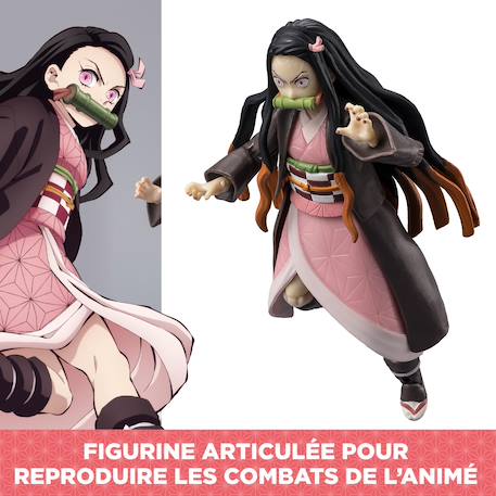 Figurine articulée enfant demon slayer nezuko Rose - nezuko 5 - vertbaudet enfant 