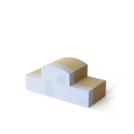 Jeu de motricité en mousse enfant Town House Factory Bleu 1 - vertbaudet enfant 