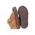 Baskets montantes garçon à scratch Camel+Marron 6 - vertbaudet enfant 
