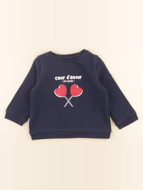 Sweat - 2 ans Bleu 1 - vertbaudet enfant 