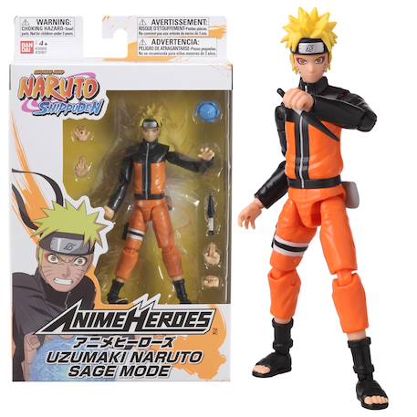 Figurine articulée enfant naruto mode ermite Orange - naruto mode ermite 1 - vertbaudet enfant 