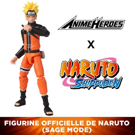 Figurine articulée enfant naruto mode ermite Orange - naruto mode ermite 3 - vertbaudet enfant 