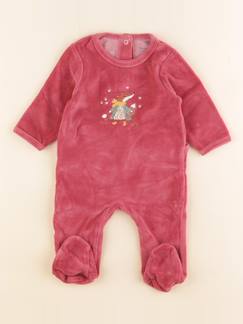 Seconde main-Fille-Pyjama, surpyjama, dors-bien-Pyjama velours - 3 mois