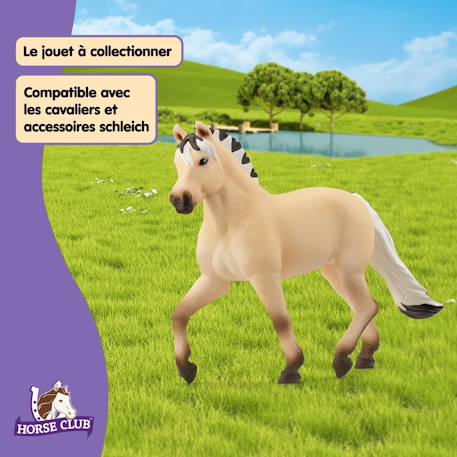 Figurine enfant cheval jument fjord schleich Gris 4 - vertbaudet enfant 