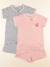 Lot de 2 pyjamas coton - 10 ans Bleu, orange 1 - vertbaudet enfant 